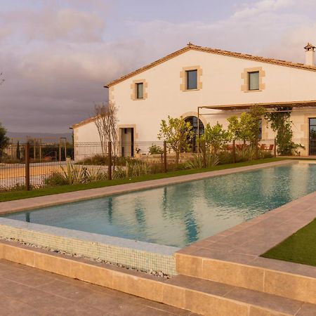 Can Bufi Espectacular Casa Con Piscina Interior Llagostera Bagian luar foto